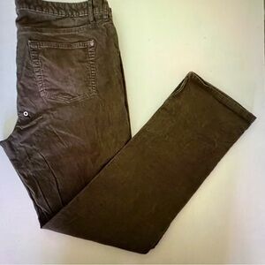 Eddie Bauer women’s brown corduroys size 18 tall boyfriend relaxed